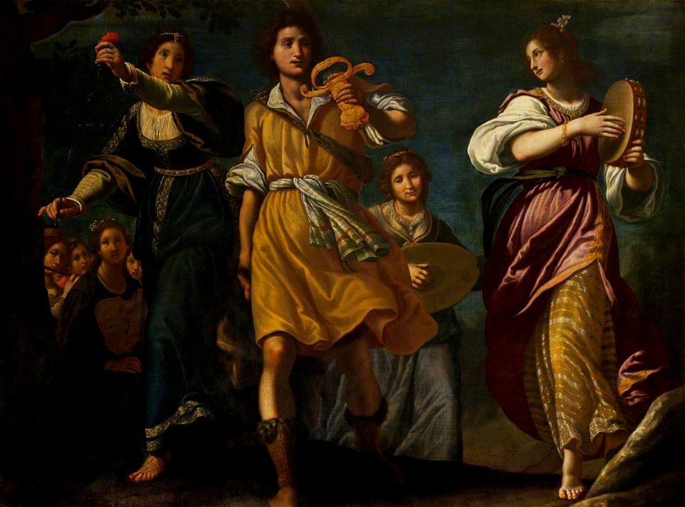 Matteo Rosselli (1578-1650) - The Israelites Celebrating David's Triumph over Goliath - 108868 - National Trust