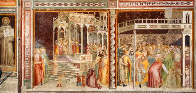 Matteo di Pacino, capella Rinuccini, detail.