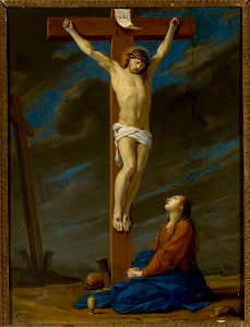 Matthias Wulfraet - Mary Magdalene by the cross - M.Ob.1290 - National Museum in Warsaw