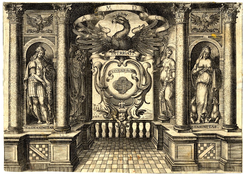 Matthäus Greuter Balkondetail aus einem römischen Palazzo c1600 ubs G 0878 II