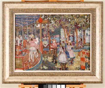 Maurice Brazil Prendergast - Merry-Go-Round - 2019.67.21.McD - Dallas Museum of Art