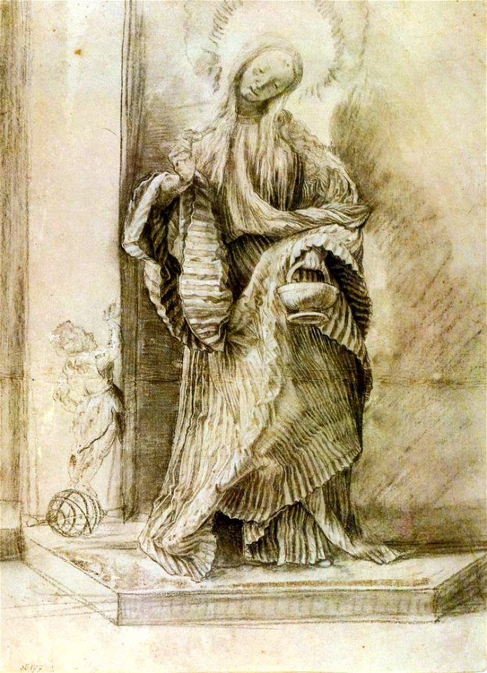 Matthias Grünewald - St Dorothy with the Basket of Flowers - WGA10816