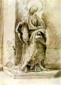 Matthias Grünewald - St Dorothy with the Basket of Flowers - WGA10816