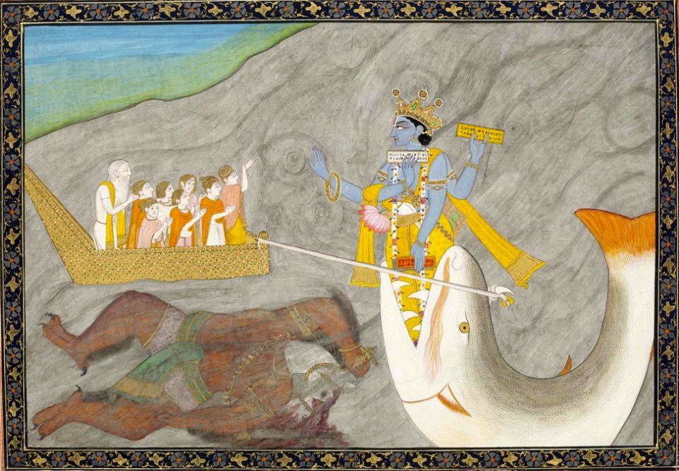 Matsya Avatar, ca 1870