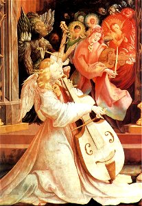 Matthias Grünewald - Concert of Angels (detail) - WGA10739