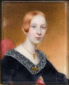 Matthias Grilhofer - Porträt einer rothaarigen Dame