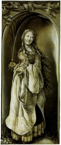 Matthias Gruenewald-Heller-Altar-unbekannte Heilige