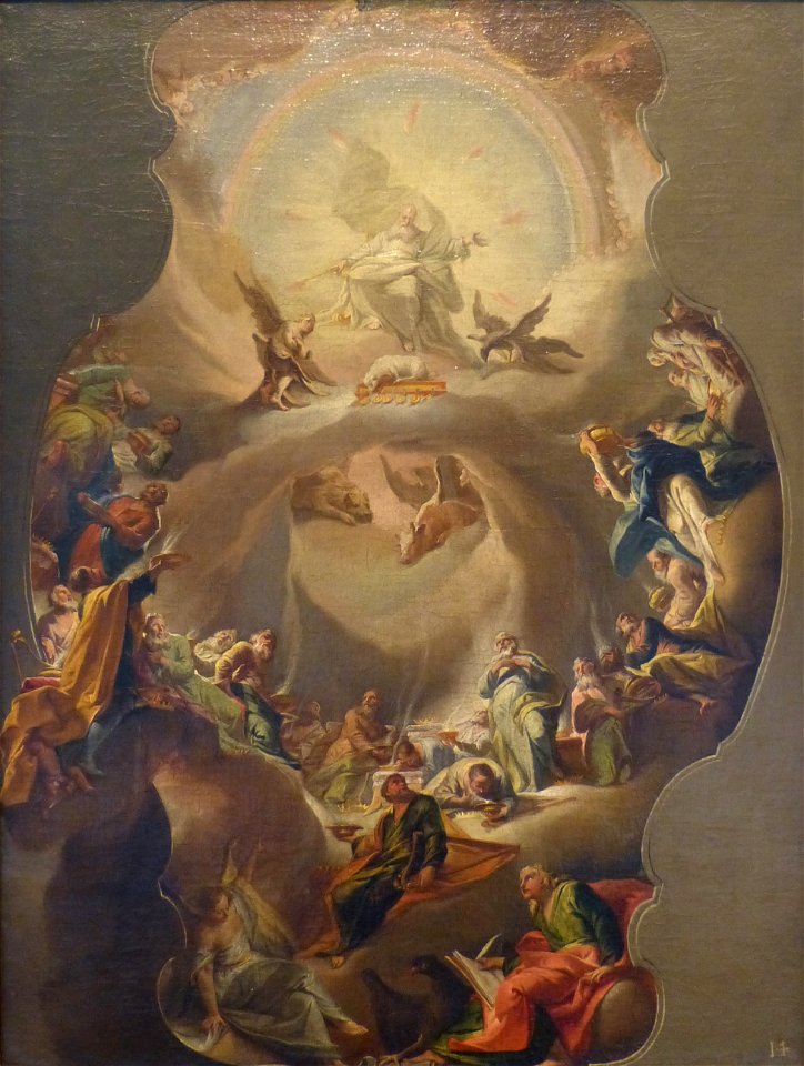 Matthäus Günther - Anbetung des apokalyptischen Lammes (1705)