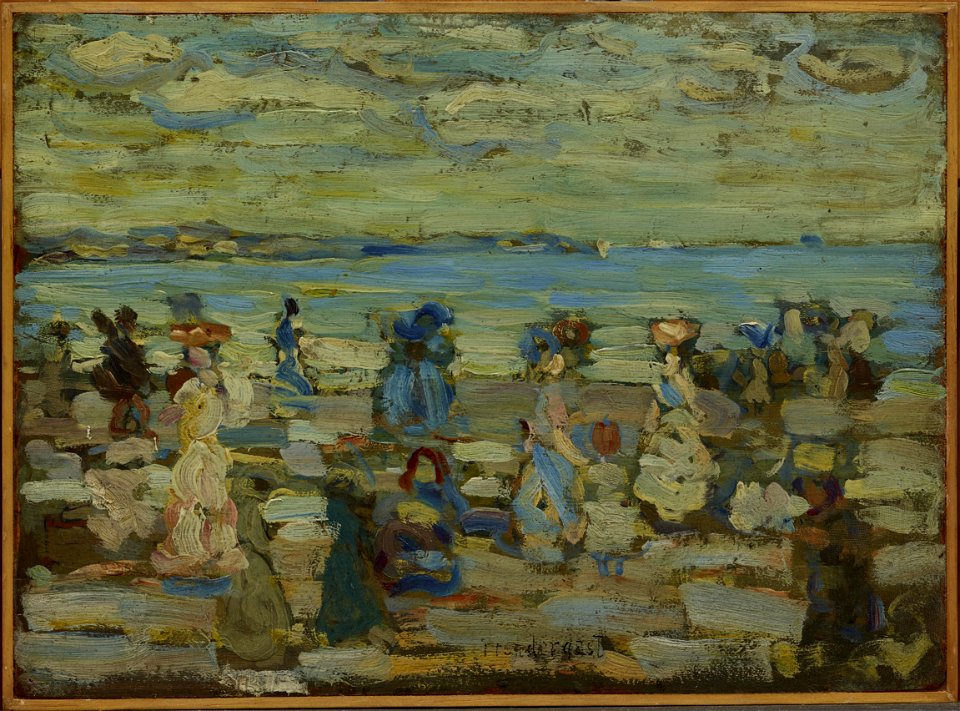 Maurice Brazil Prendergast - Beach Scene - 1962.23 - Dallas Museum of Art