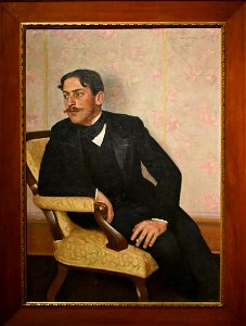 Matija Jama Portrait of Leo Suvan