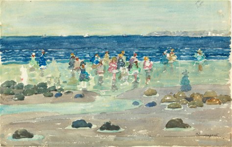 Maurice Brazil Prendergast - Low tide