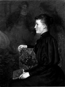 Matilda Josefina Broman, 1857-1939 (Emanuel Lindgren) - Nationalmuseum - 39523