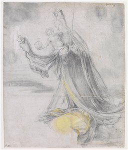 Matthias Grünewald - Virgin and Child in the Clouds - Google Art Project