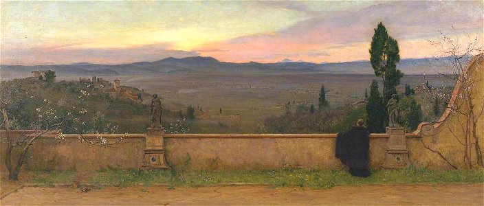 Matthew Ridley Corbet (1850-1902) - Val d'Arno, Evening - N01899 - National Gallery