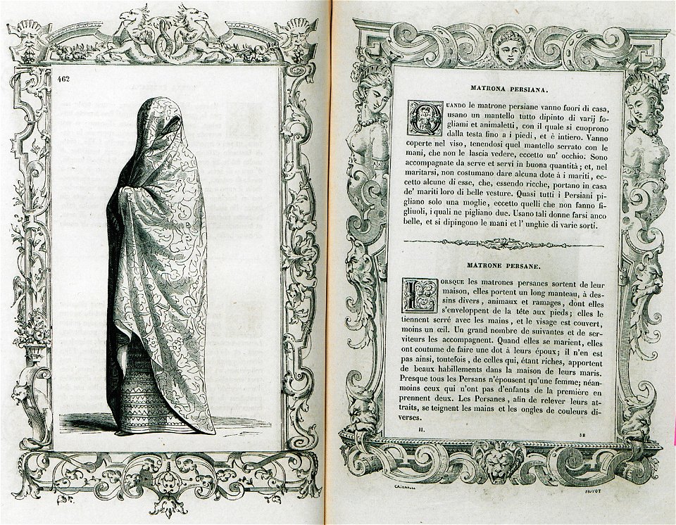 Matrona Persiana - Vecellio Cesare - 1860