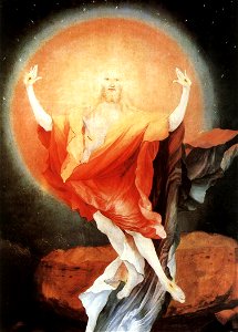 Matthias Grünewald - The Resurrection (detail) - WGA10755. Free illustration for personal and commercial use.