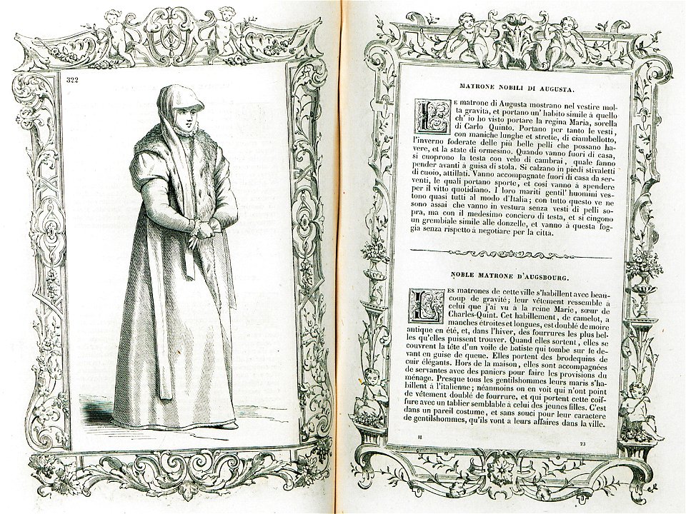 Matrone nobili di Augusta - Vecellio Cesare - 1860