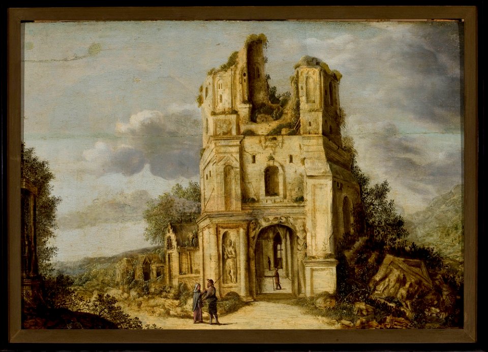 Matthieu Dubus - Church ruins - M.Ob.1209 - National Museum in Warsaw