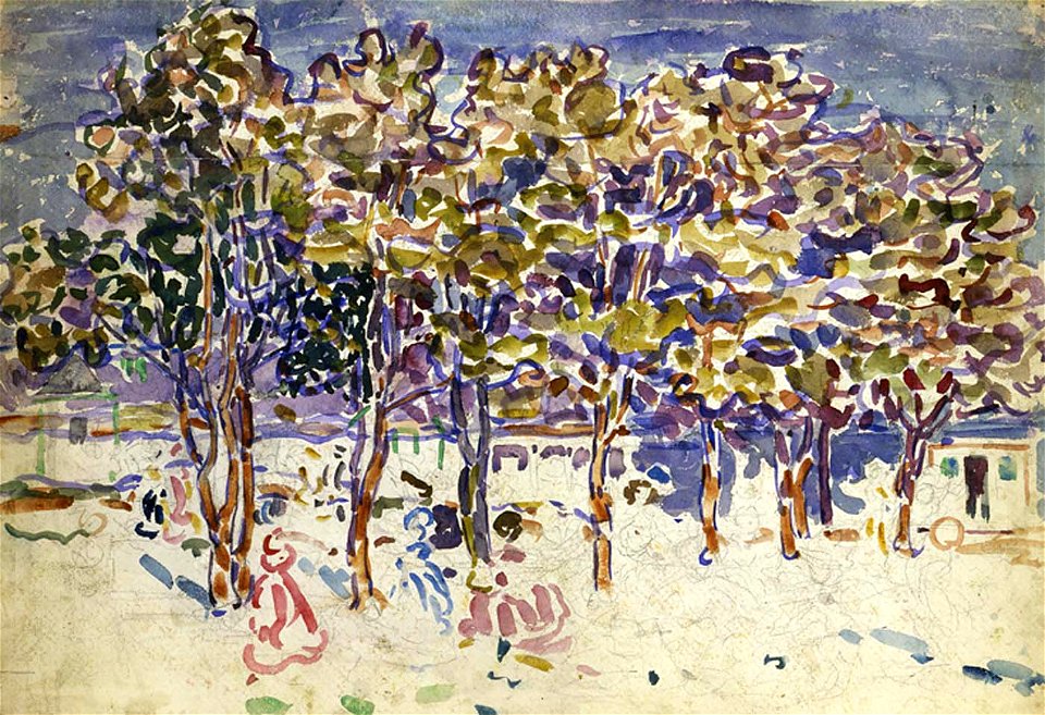 Maurice Prendergast - Trees - 1968.122B - Smithsonian American Art Museum