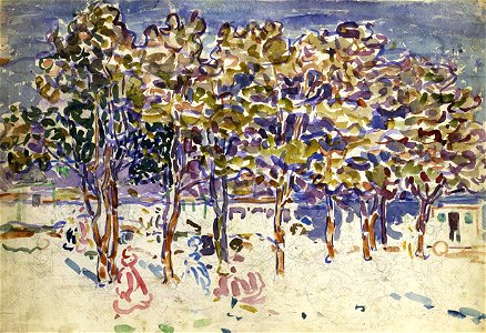 Maurice Prendergast - Trees - 1968.122B - Smithsonian American Art Museum