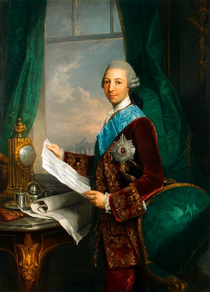 Georg David Matthieu - Bildnis Herzog Friedrich zu Mecklenburg-Schwerin (1772)