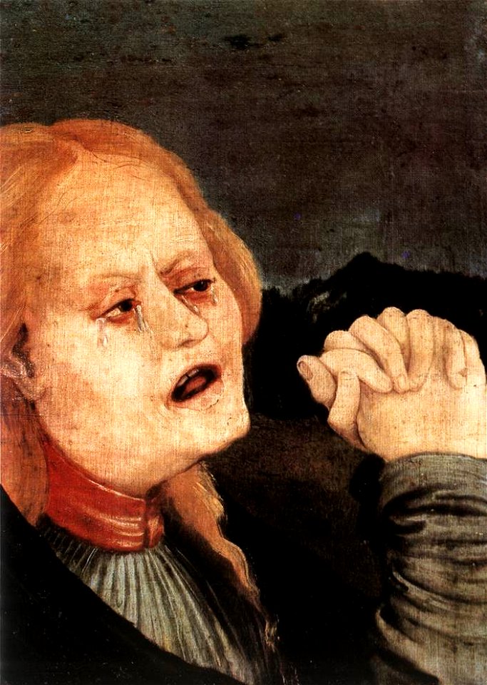 Matthias Grünewald - The Lamentation (detail) - WGA10773
