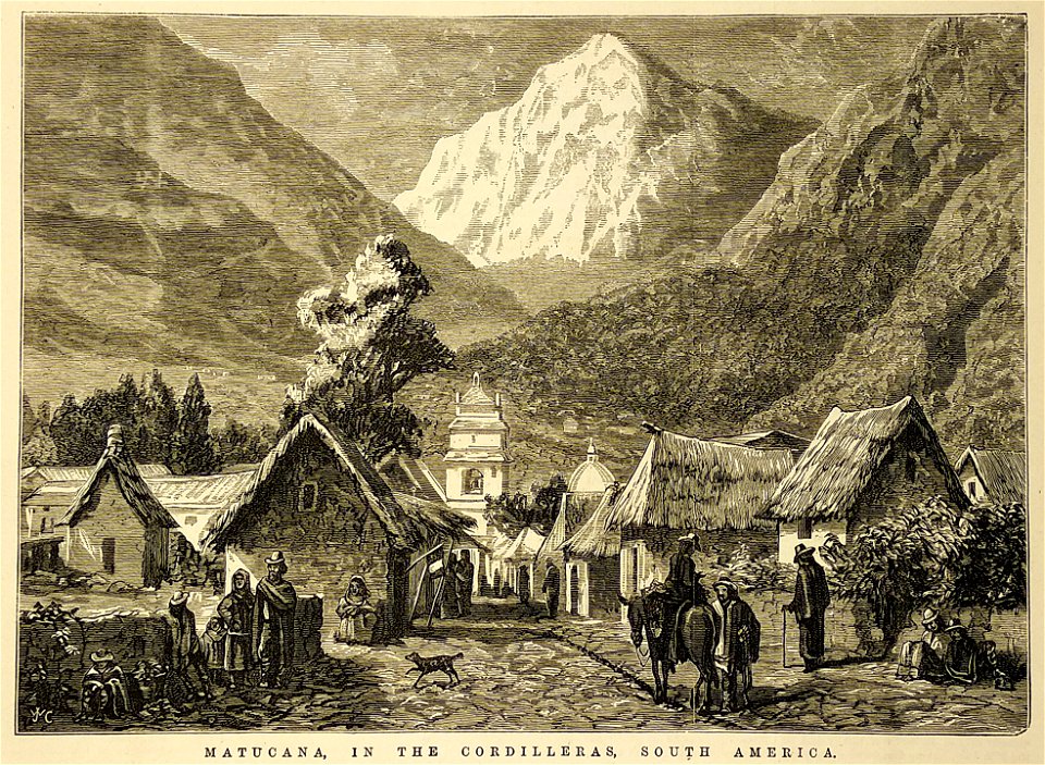 Matucana, in the Cordilleras, South America