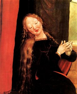 Matthias Grünewald - The Annunciation (detail) - WGA10751