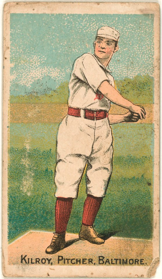 Matt Kilroy, Baltimore Orioles, baseball card portrait LCCN2007680789