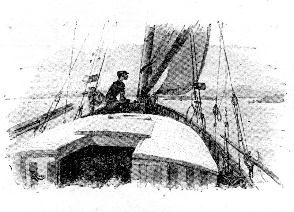 Maupassant - Sur l’Eau - 1888 - dessin de Riou, p 139
