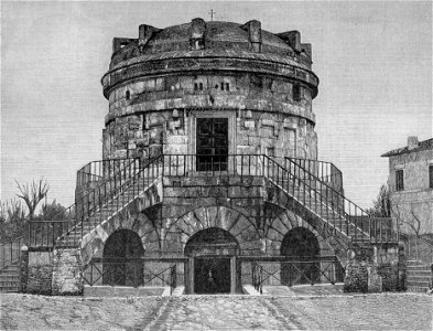 Mausoleo di Teodorico, ossia la Rotonda (xilografia)