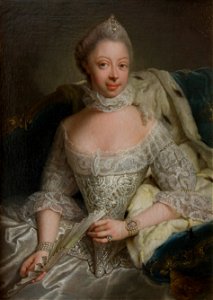 Sofia Charlotta, 1744-1818, prinsessa av Mecklenburg-Strelitz, drottning av England - Nationalmuseum - 15862. Free illustration for personal and commercial use.