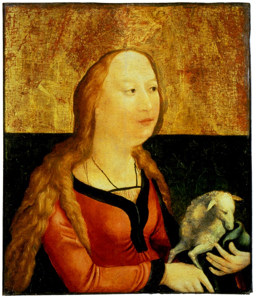 Matthias Gruenewald-Coburger Tafel-Heilige Agnes