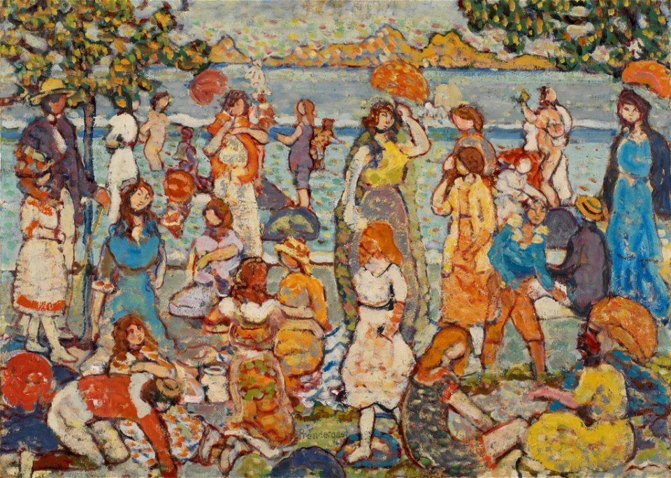 Maurice Brazil Prendergast - The Beach - BF319 - Barnes Foundation