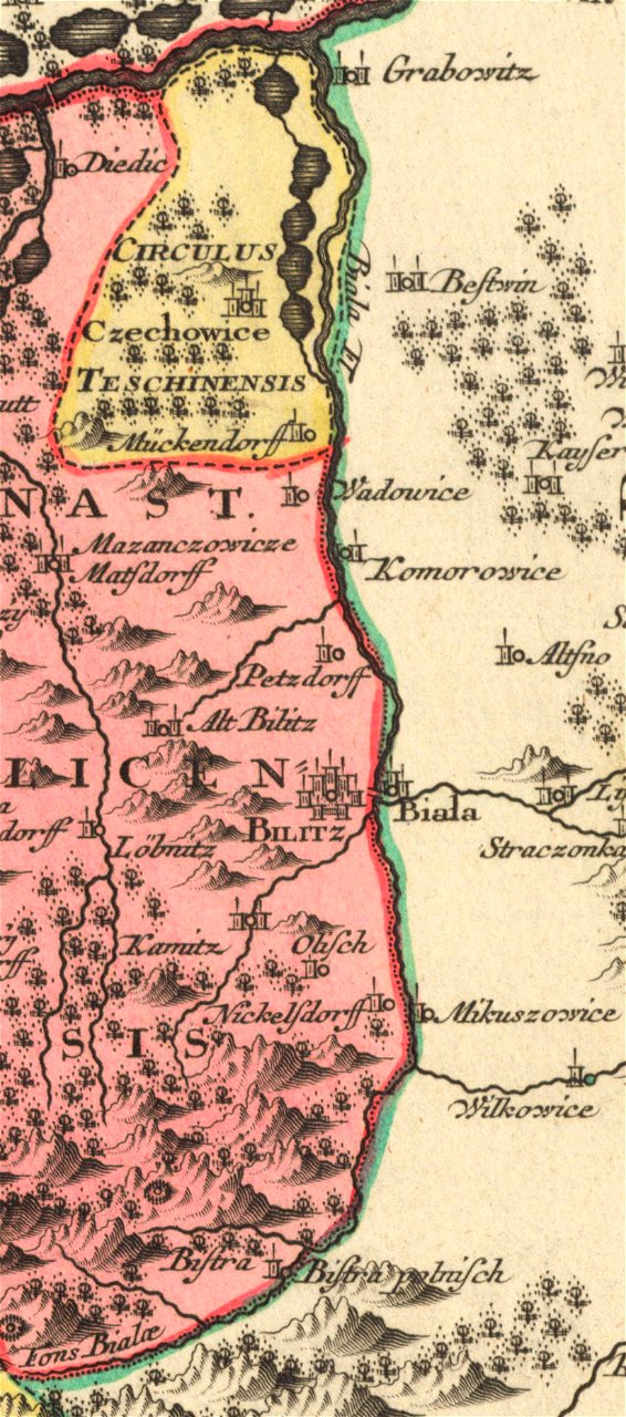 Mattheus Seuter, Ducatus Teschenensis-Fons Biala