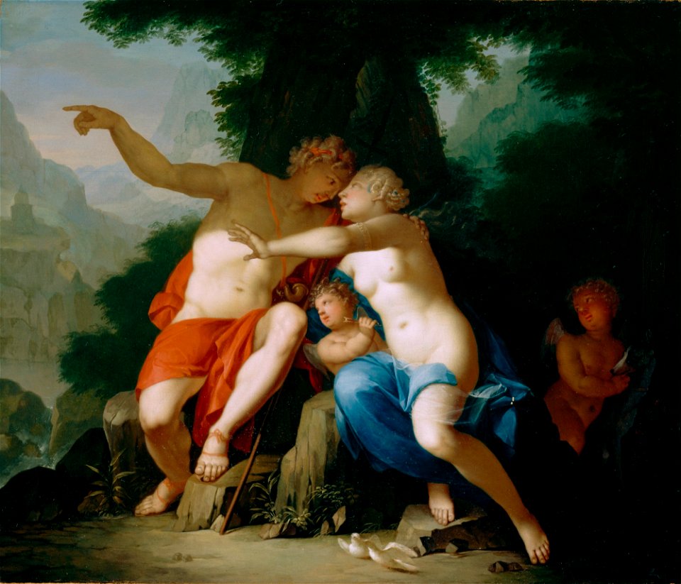Matthaus Terwesten - Venus and Adonis - 1985.34 - Detroit Institute of Arts