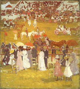 Maurice Brazil Prendergast - Race Track - 62.321 - Museum of Fine Arts