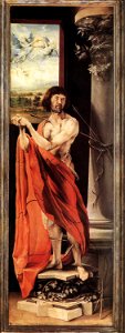 Matthias Grünewald - St Sebastian - WGA10733. Free illustration for personal and commercial use.