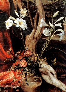 Matthias Grünewald - Stuppach Madonna (detail) - WGA10778