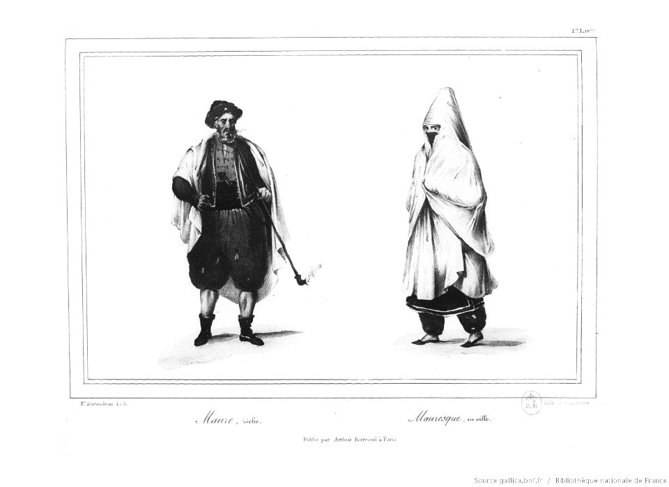 Maure et mauresque de ville.