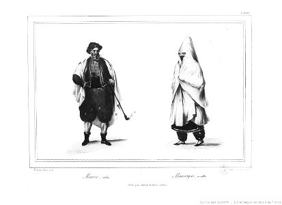 Maure et mauresque de ville.