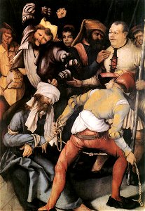 Matthias Grünewald - The Mocking of Christ - WGA10715. Free illustration for personal and commercial use.