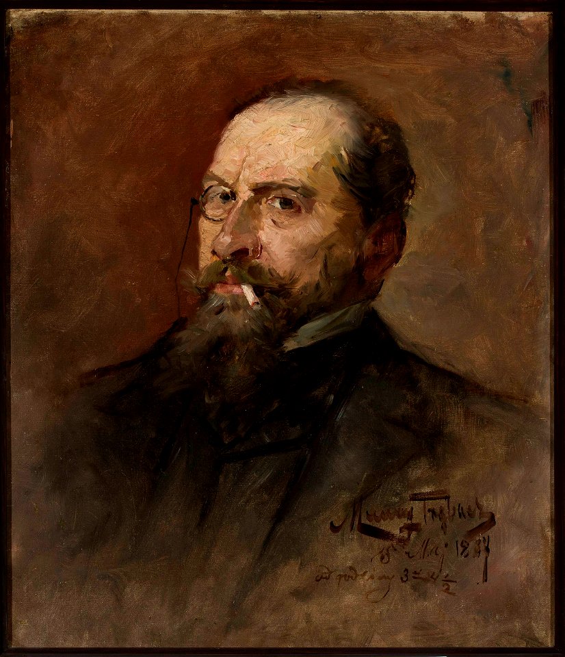 Maurycy Trębacz - Portrait of Lucjan Wrotnowski, painter - MP 3786 MNW - National Museum in Warsaw