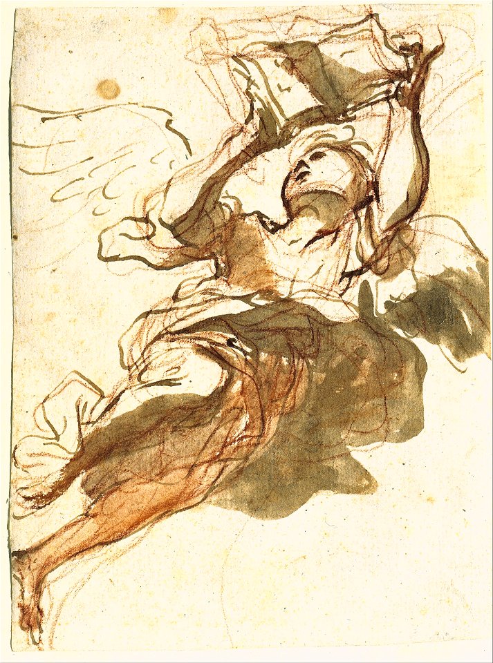 Mattia Preti - Flying Angel - Google Art Project (715235)