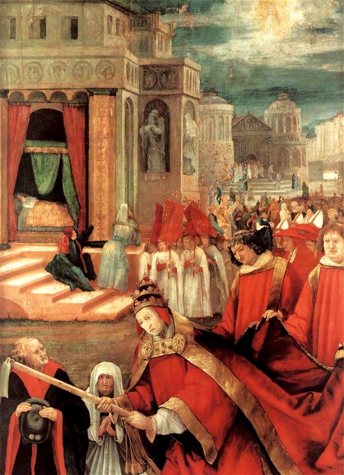 Matthias Grünewald - Establishment of the Santa Maria Maggiore in Rome (detail) - WGA10782
