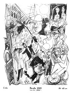Max Beckmann - Straße,1919