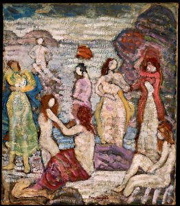 Maurice Brazil Prendergast - Eight Bathers - 61.663 - Museum of Fine Arts