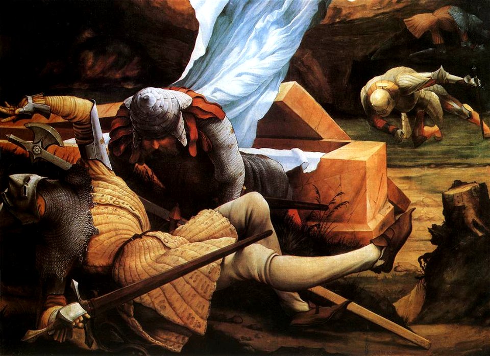 Matthias Grünewald - The Resurrection (detail) - WGA10756