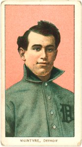 Matty McIntyre, Detroit Tigers, baseball card portrait LCCN2008676592
