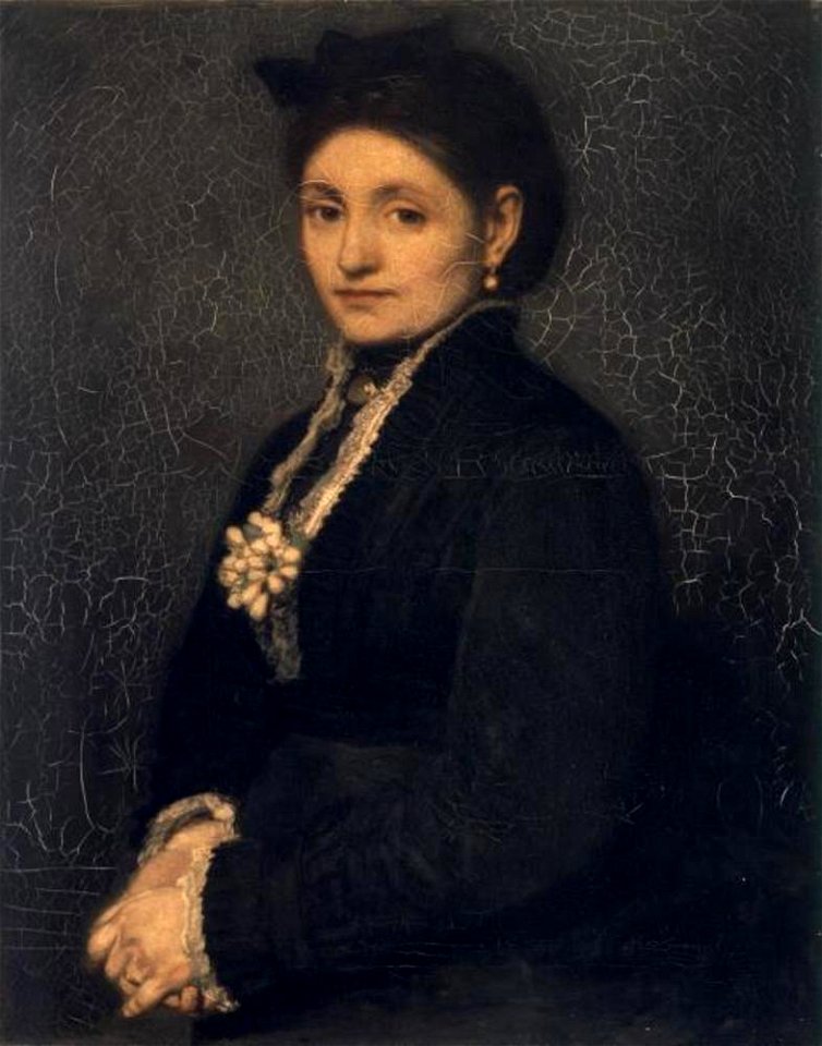 Matthijs Maris - Portret van Hendrika Maris (1841-^) - KM 102.247 - Rijksmuseum